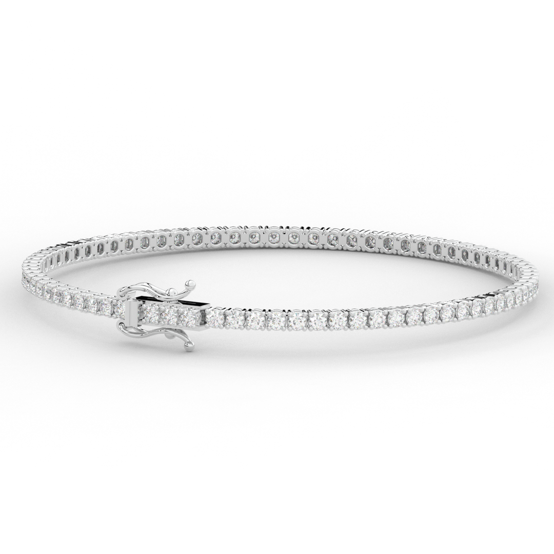 3.00CT.TW ROUND LAB DIAMOND TENNIS BRACELET