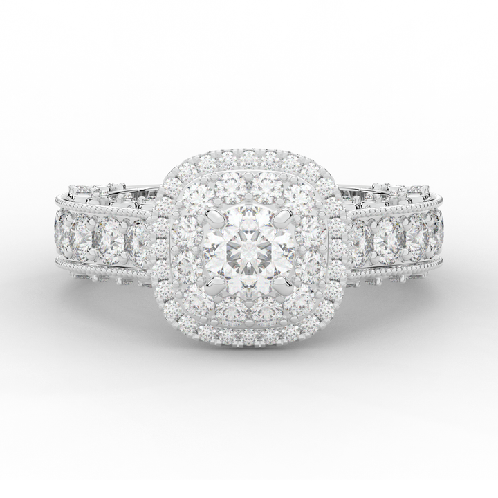 2.30CT.TW ROUND LAB DIAMOND ENGAGEMENT RING