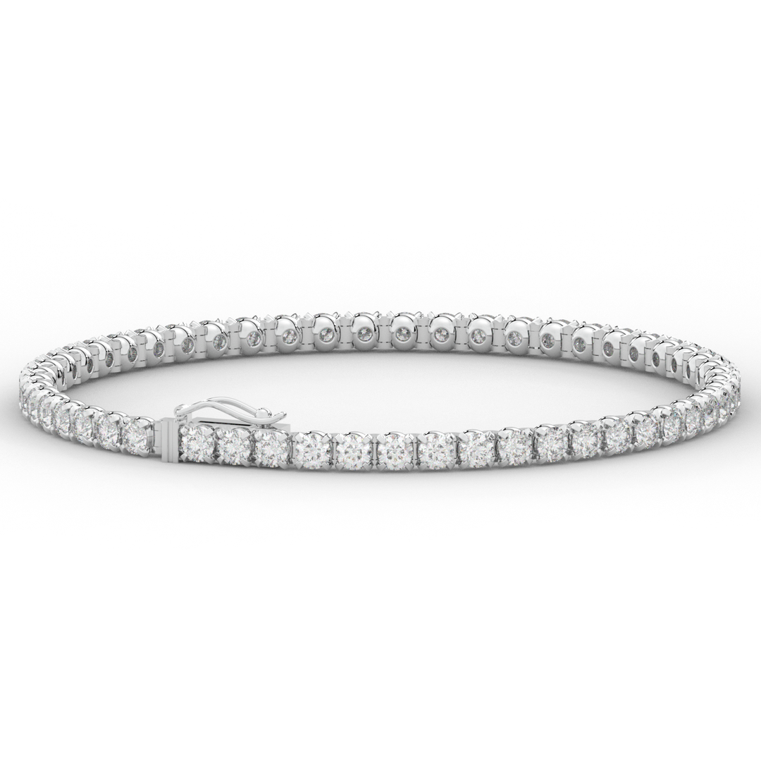 5.30CT.TW ROUND LAB DIAMOND TENNIS BRACELET - Nazarelle