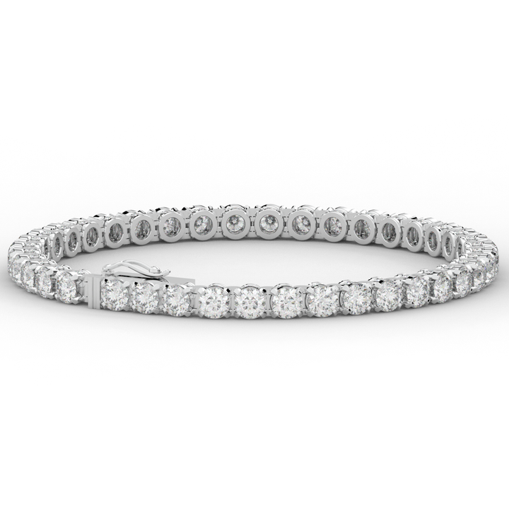 10.50CT.TW ROUND LAB DIAMOND TENNIS BRACELET - Nazarelle