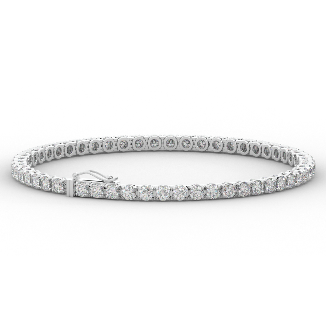 5.75CT.TW ROUND LAB DIAMOND TENNIS BRACELET - Nazarelle