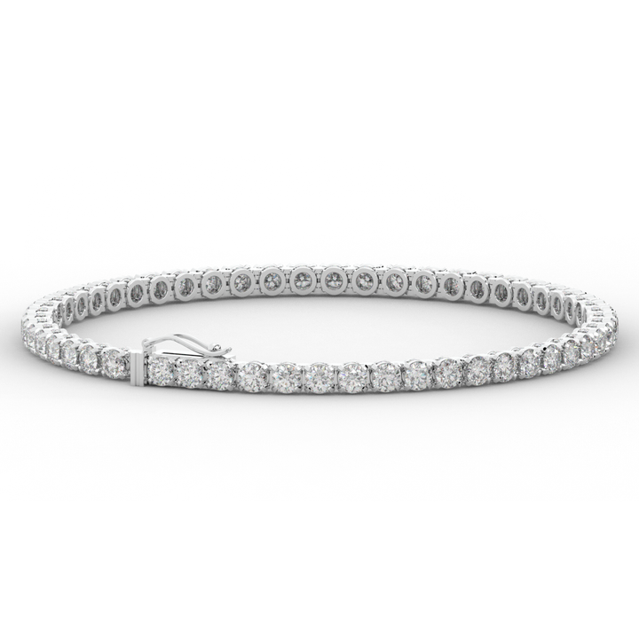 5.75CT.TW ROUND LAB DIAMOND TENNIS BRACELET - Nazarelle