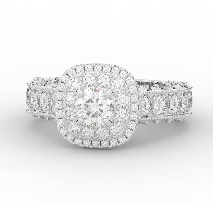 2.30CT.TW ROUND LAB DIAMOND ENGAGEMENT RING