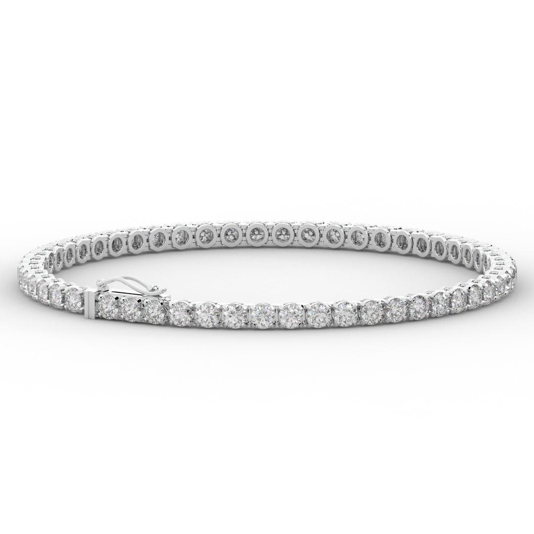 5.75CT.TW ROUND LAB DIAMOND TENNIS BRACELET - Nazarelle