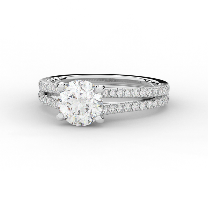 1.90CT.TW ROUND LAB DIAMOND SOLITAIRE ENGAGEMENT RING