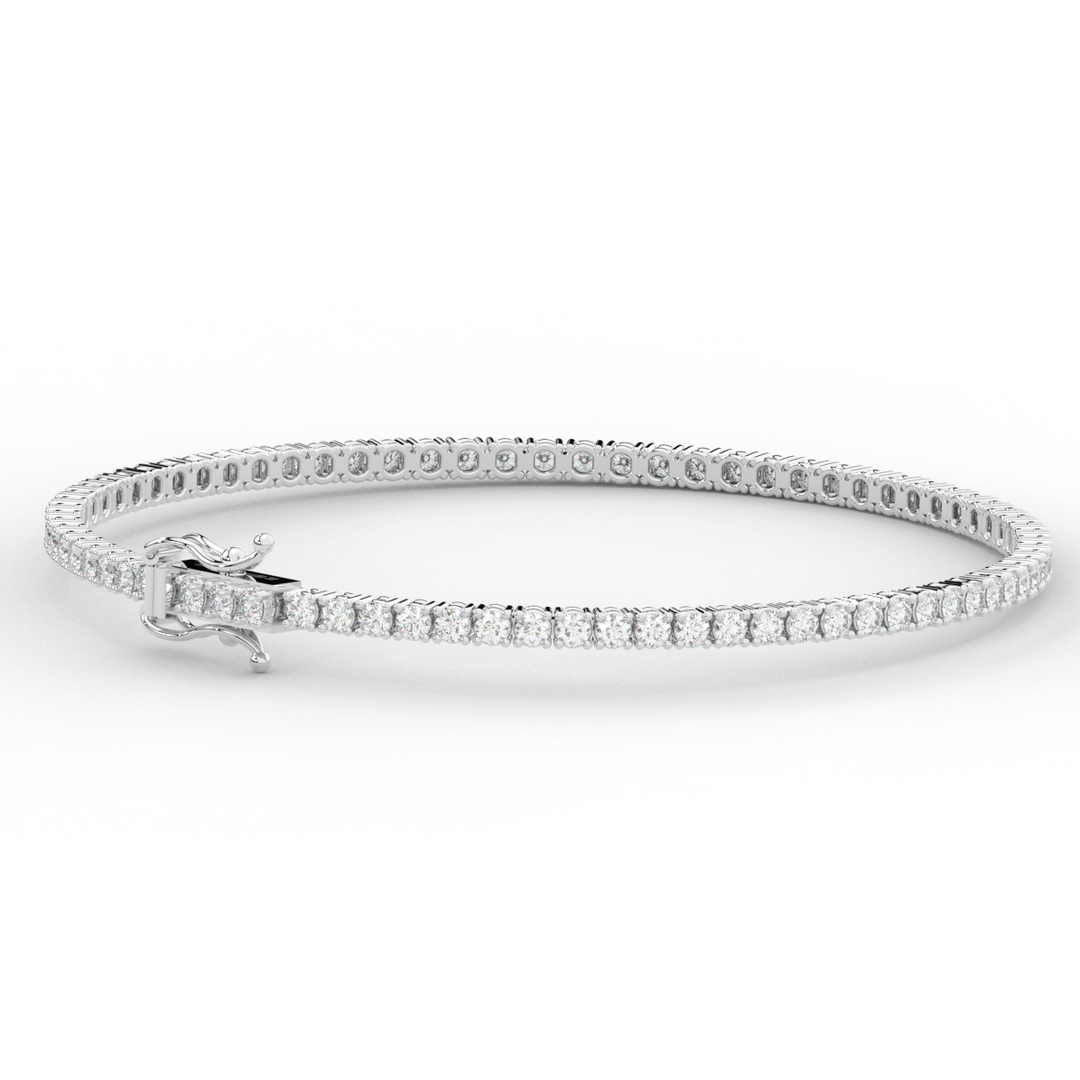 3.00CT.TW ROUND LAB DIAMOND TENNIS BRACELET