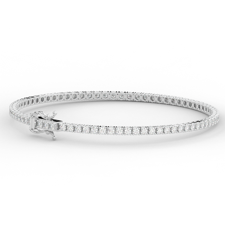 3.00CT.TW ROUND LAB DIAMOND TENNIS BRACELET