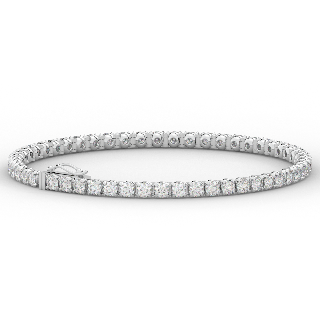 5.30CT.TW ROUND LAB DIAMOND TENNIS BRACELET - Nazarelle