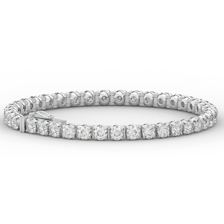 10.50CT.TW ROUND LAB DIAMOND TENNIS BRACELET - Nazarelle