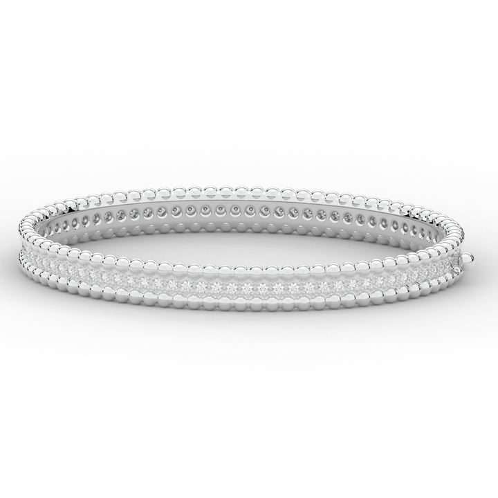 1.20CT.TW ROUND LAB DIAMOND ETERNITY BANGLE