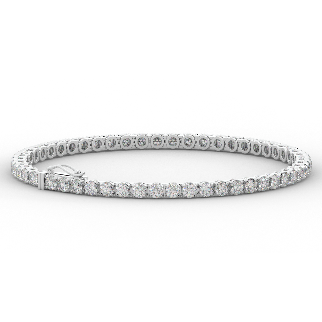 5.75CT.TW ROUND LAB DIAMOND TENNIS BRACELET - Nazarelle