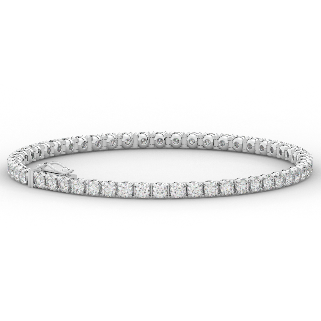 5.30CT.TW ROUND LAB DIAMOND TENNIS BRACELET - Nazarelle