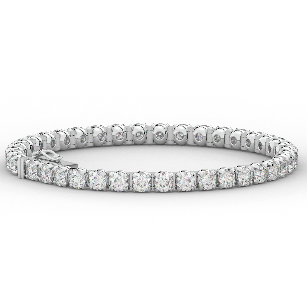 10.50CT.TW ROUND LAB DIAMOND TENNIS BRACELET - Nazarelle