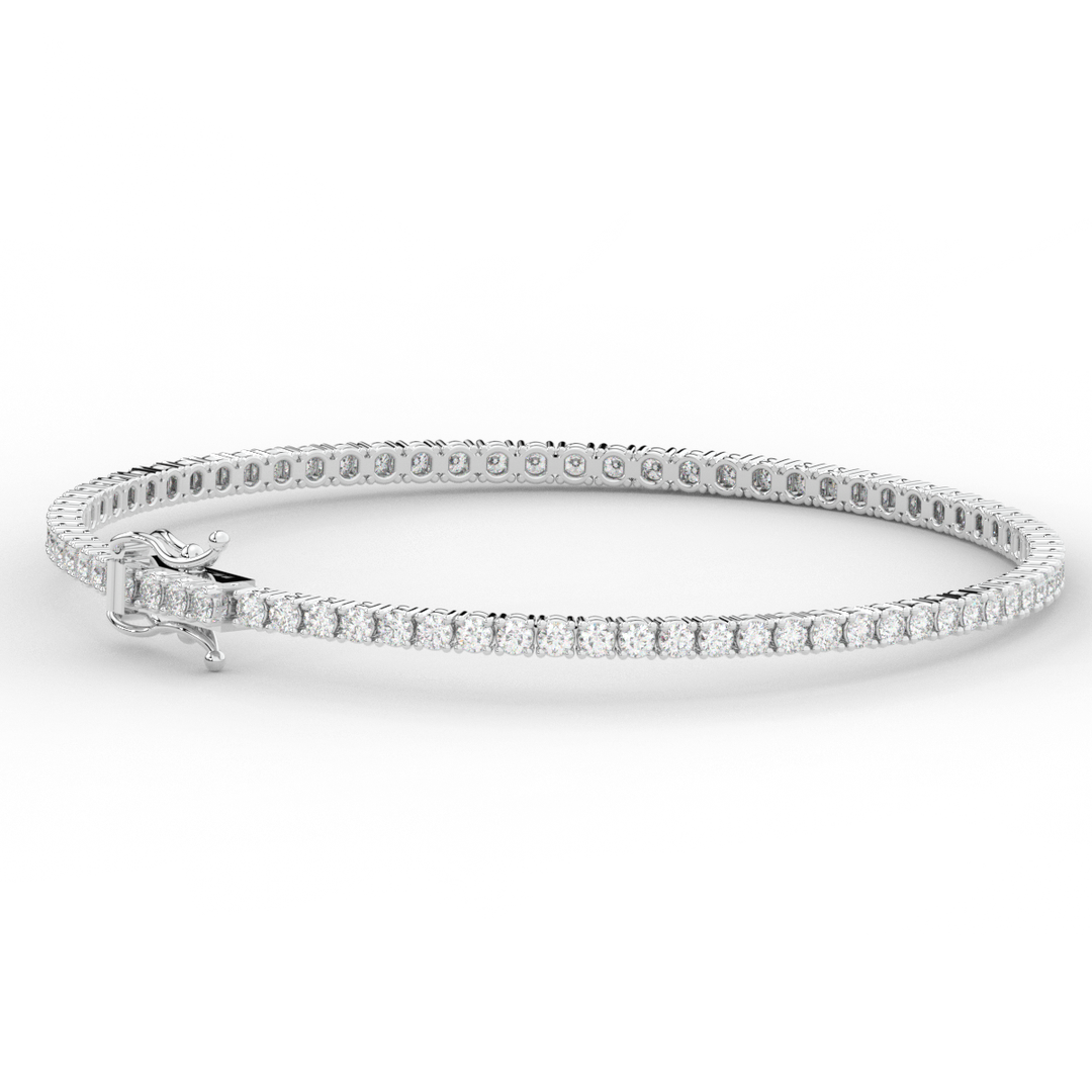 3.00CT.TW ROUND LAB DIAMOND TENNIS BRACELET