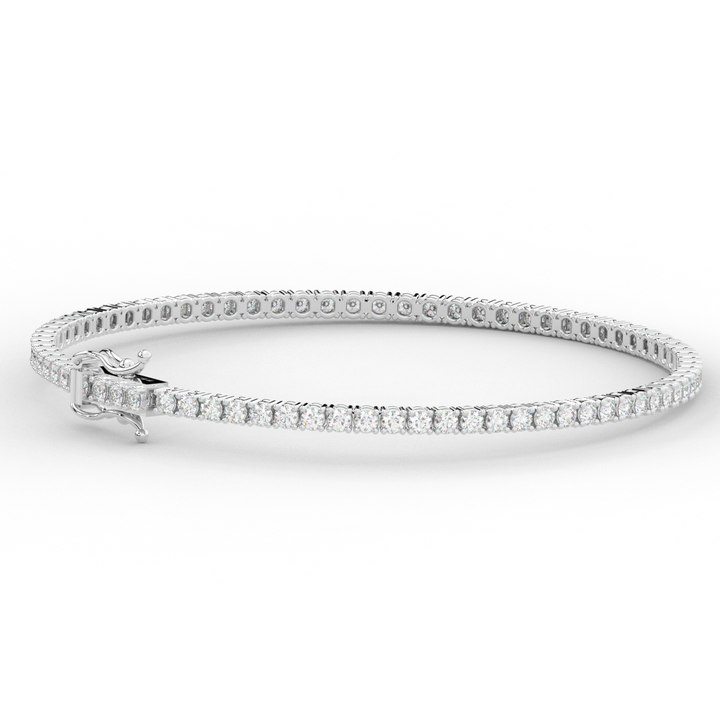 3.00CT.TW ROUND LAB DIAMOND TENNIS BRACELET