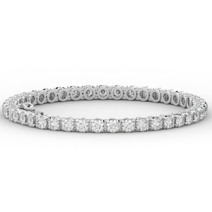 10.50CT.TW ROUND LAB DIAMOND TENNIS BRACELET - Nazarelle