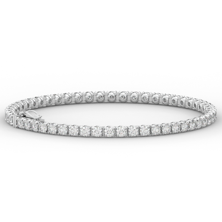 5.30CT.TW ROUND LAB DIAMOND TENNIS BRACELET - Nazarelle