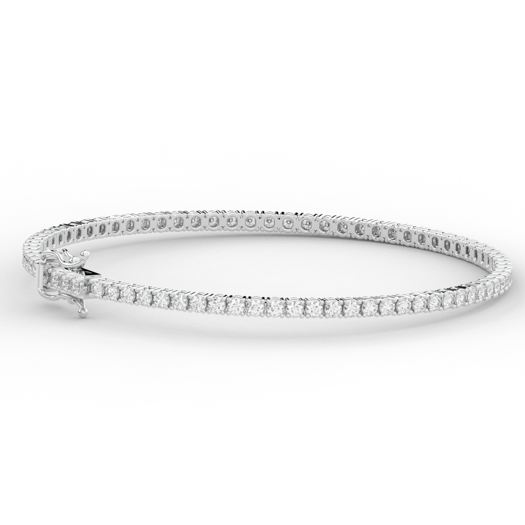 3.00CT.TW ROUND LAB DIAMOND TENNIS BRACELET