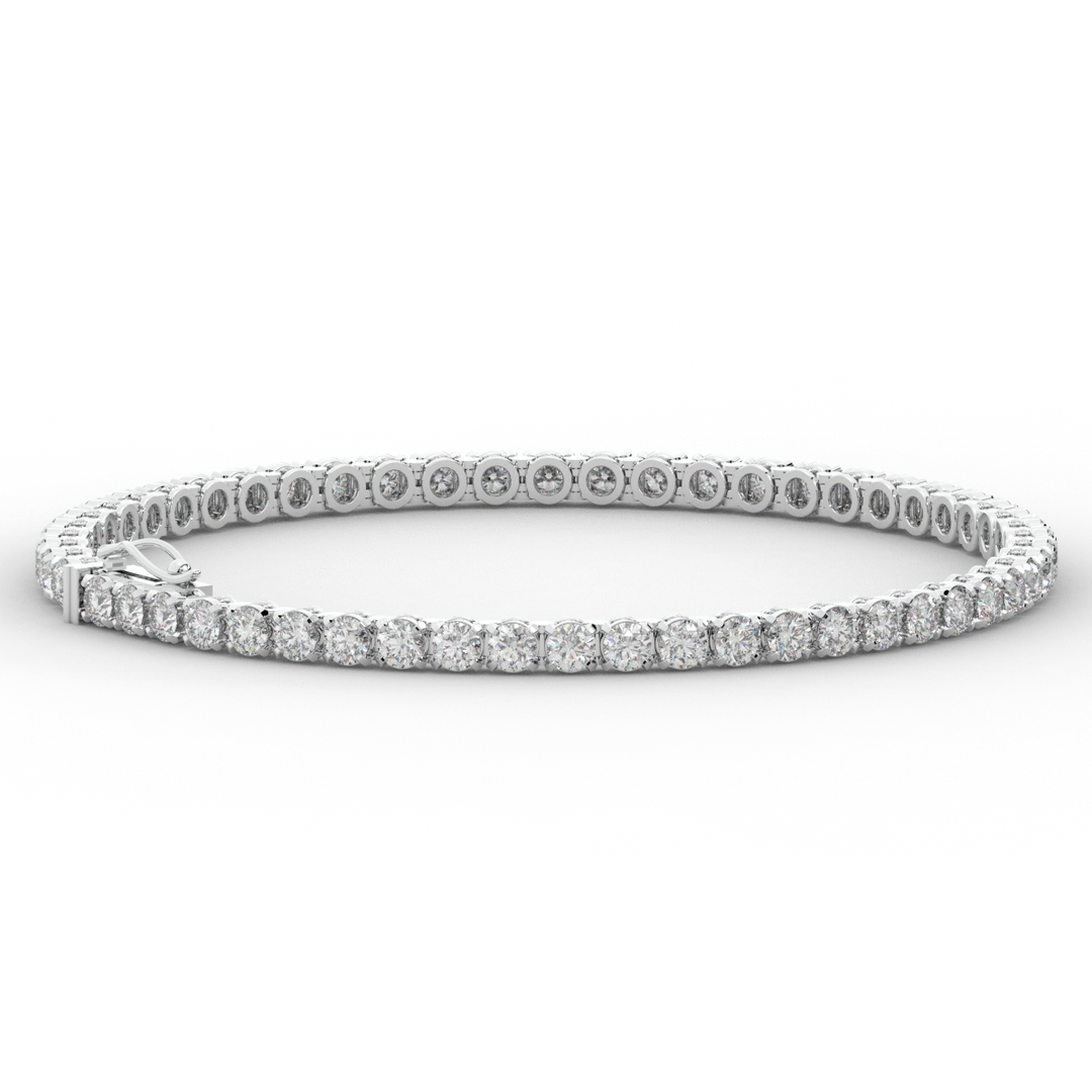 5.75CT.TW ROUND LAB DIAMOND TENNIS BRACELET - Nazarelle