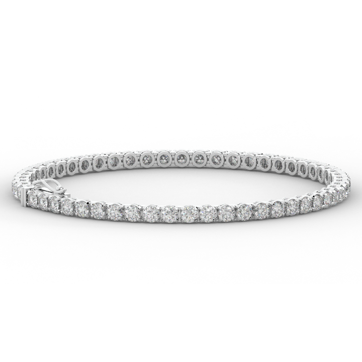 5.75CT.TW ROUND LAB DIAMOND TENNIS BRACELET - Nazarelle