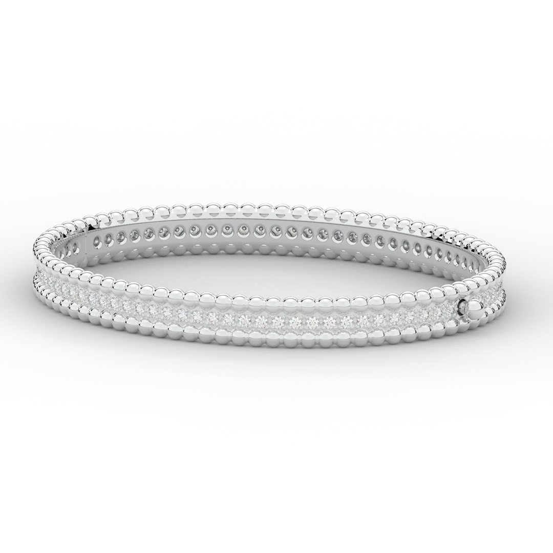 1.20CT.TW ROUND LAB DIAMOND ETERNITY BANGLE