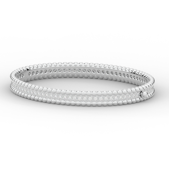 1.20CT.TW ROUND LAB DIAMOND ETERNITY BANGLE