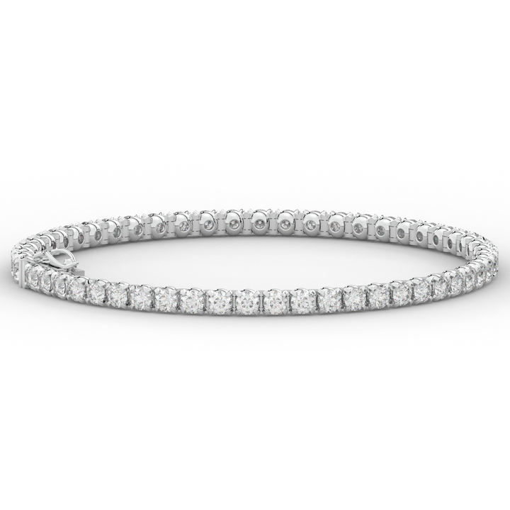 5.30CT.TW ROUND LAB DIAMOND TENNIS BRACELET - Nazarelle