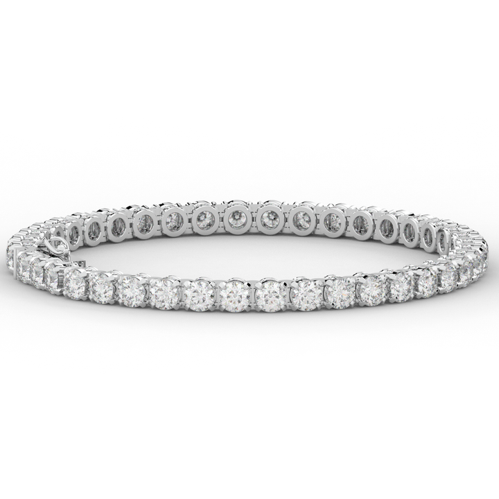 10.50CT.TW ROUND LAB DIAMOND TENNIS BRACELET - Nazarelle