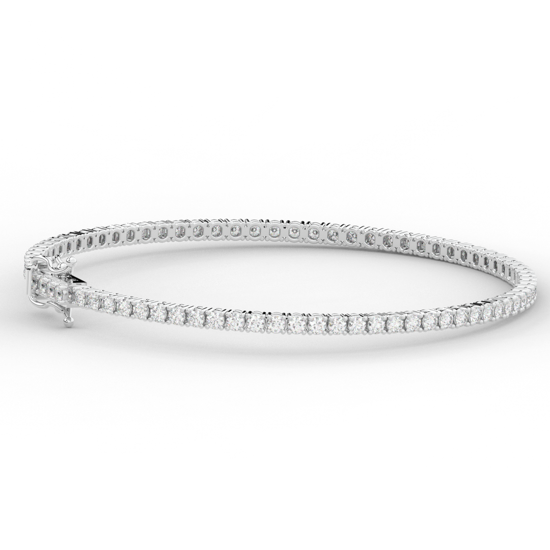 3.00CT.TW ROUND LAB DIAMOND TENNIS BRACELET