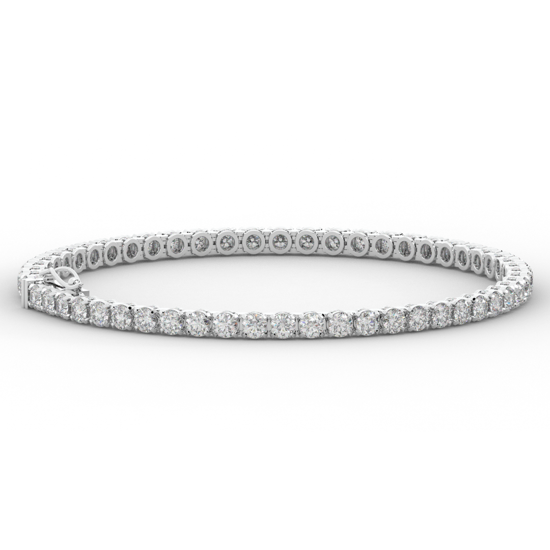 5.75CT.TW ROUND LAB DIAMOND TENNIS BRACELET - Nazarelle