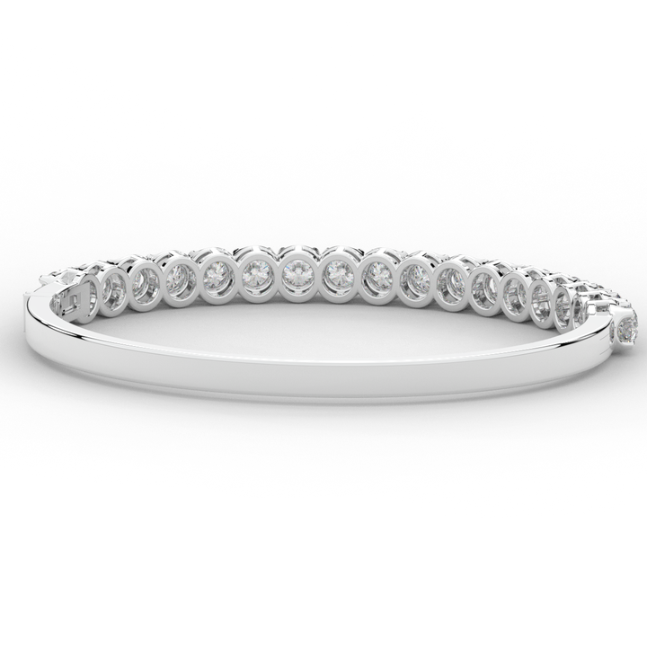 5.00CT.TW ROUND LAB DIAMOND BANGLE