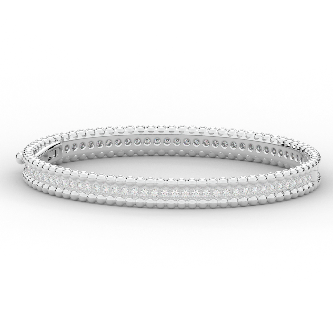 1.20CT.TW ROUND LAB DIAMOND ETERNITY BANGLE