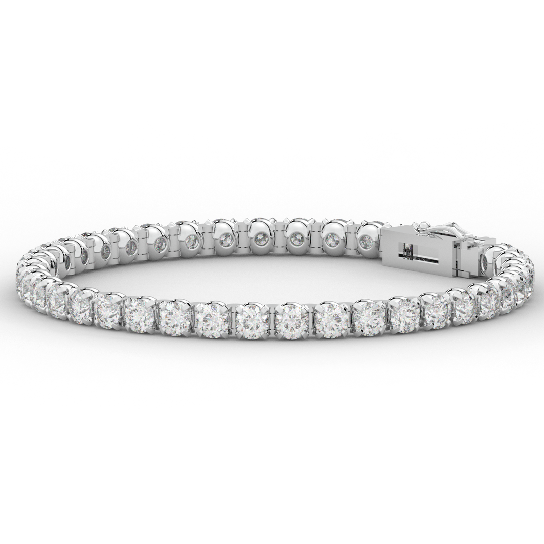 10.50CT.TW ROUND LAB DIAMOND TENNIS BRACELET - Nazarelle