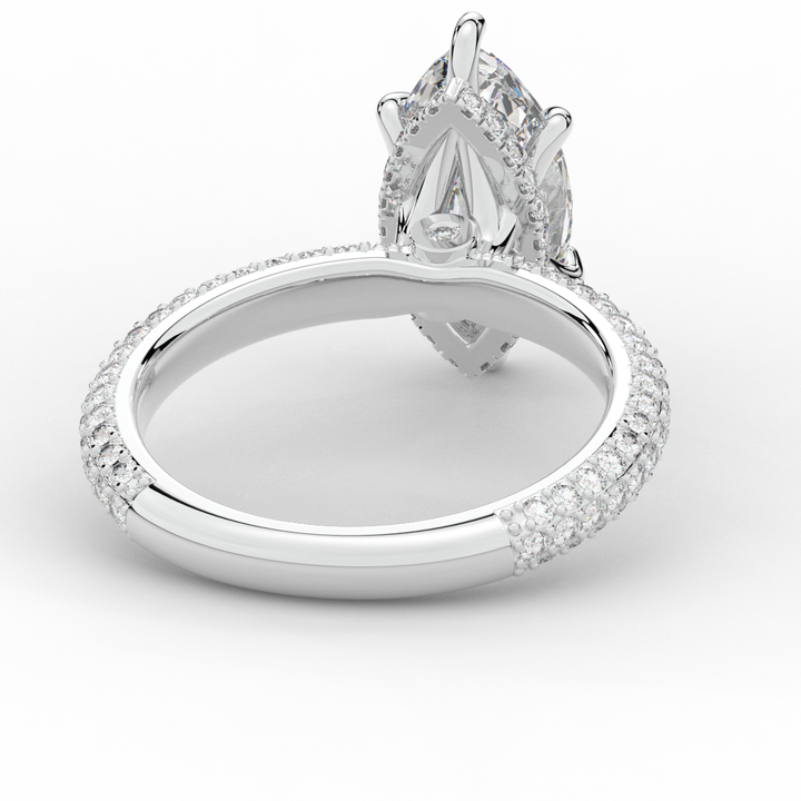 2.60CT.TW MARQUISE LAB DIAMOND ENGAGEMENT RING