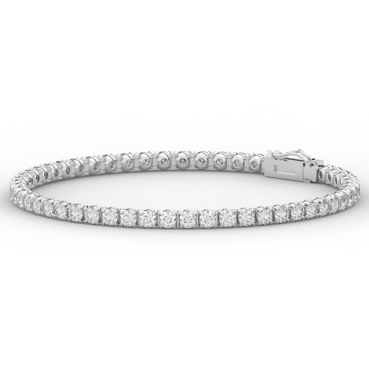 5.30CT.TW ROUND LAB DIAMOND TENNIS BRACELET - Nazarelle