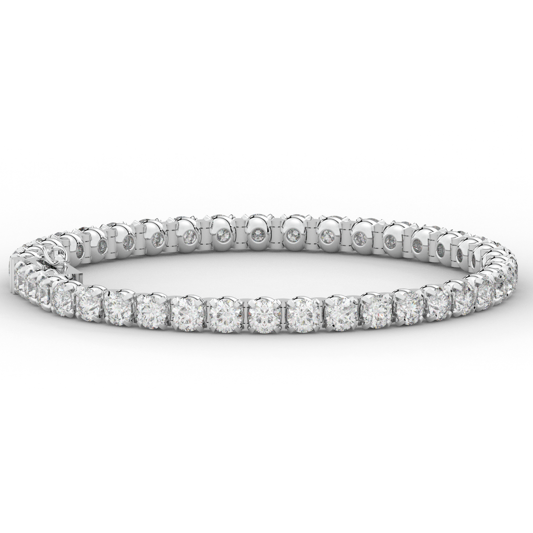 10.50CT.TW ROUND LAB DIAMOND TENNIS BRACELET - Nazarelle