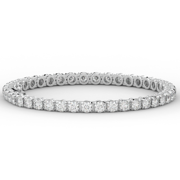 10.50CT.TW ROUND LAB DIAMOND TENNIS BRACELET - Nazarelle