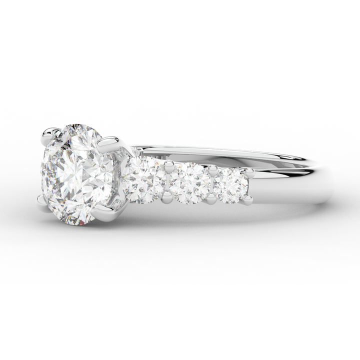 3.00CT.TW ROUND LAB DIAMOND  ENGAGEMENT RING