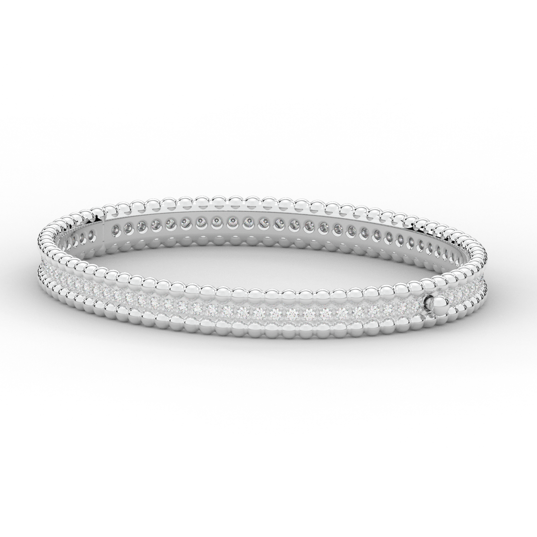 1.20CT.TW ROUND LAB DIAMOND ETERNITY BANGLE