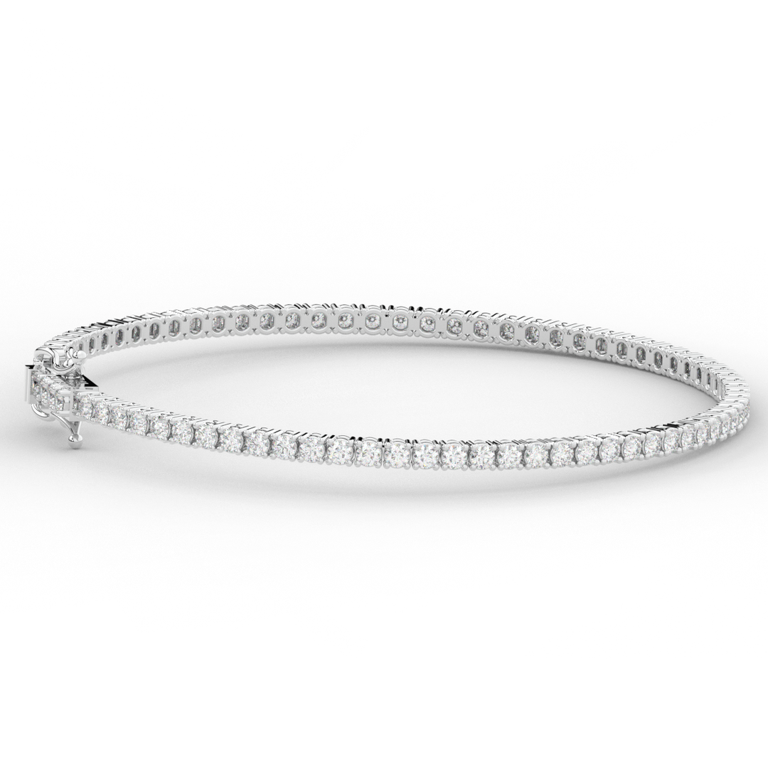 3.00CT.TW ROUND LAB DIAMOND TENNIS BRACELET