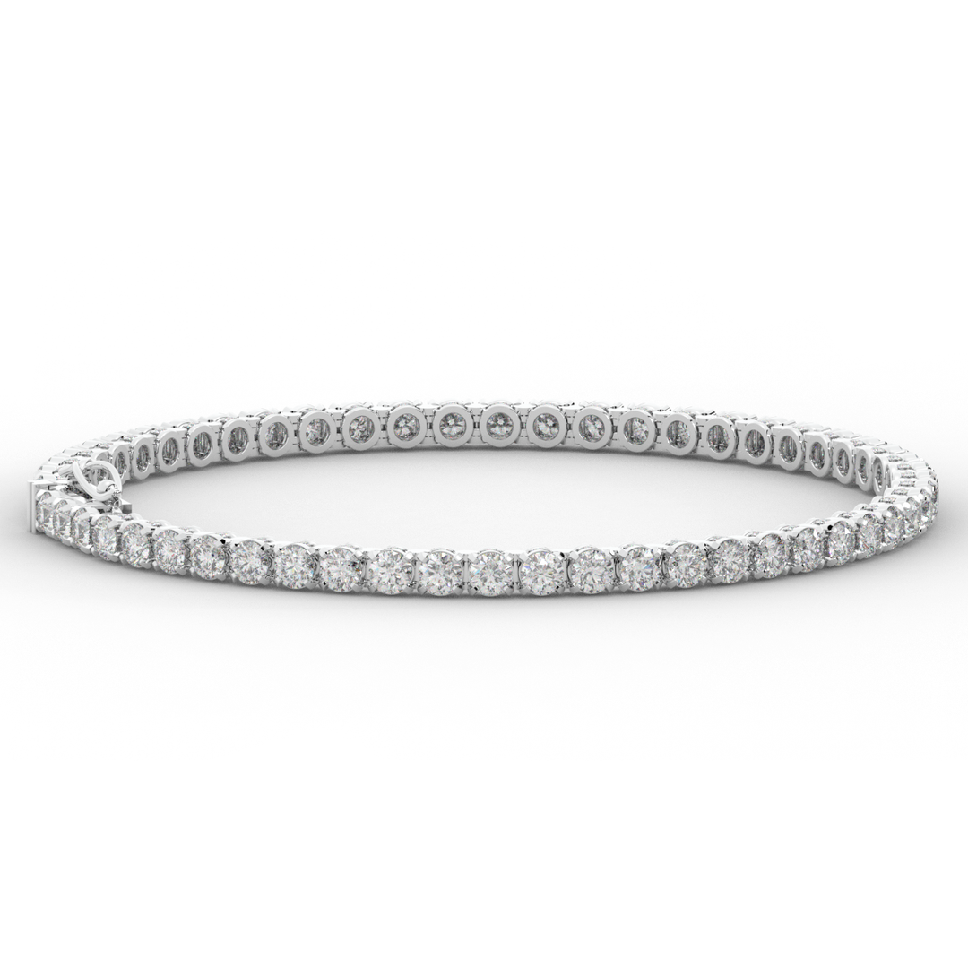 5.75CT.TW ROUND LAB DIAMOND TENNIS BRACELET - Nazarelle