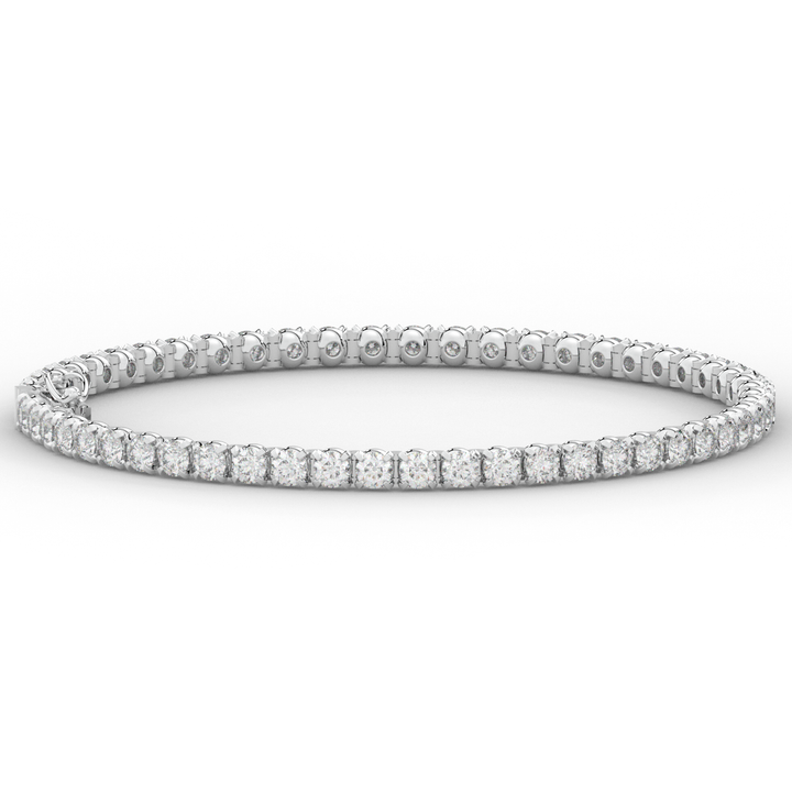 5.30CT.TW ROUND LAB DIAMOND TENNIS BRACELET - Nazarelle