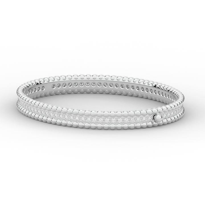 1.20CT.TW ROUND LAB DIAMOND ETERNITY BANGLE