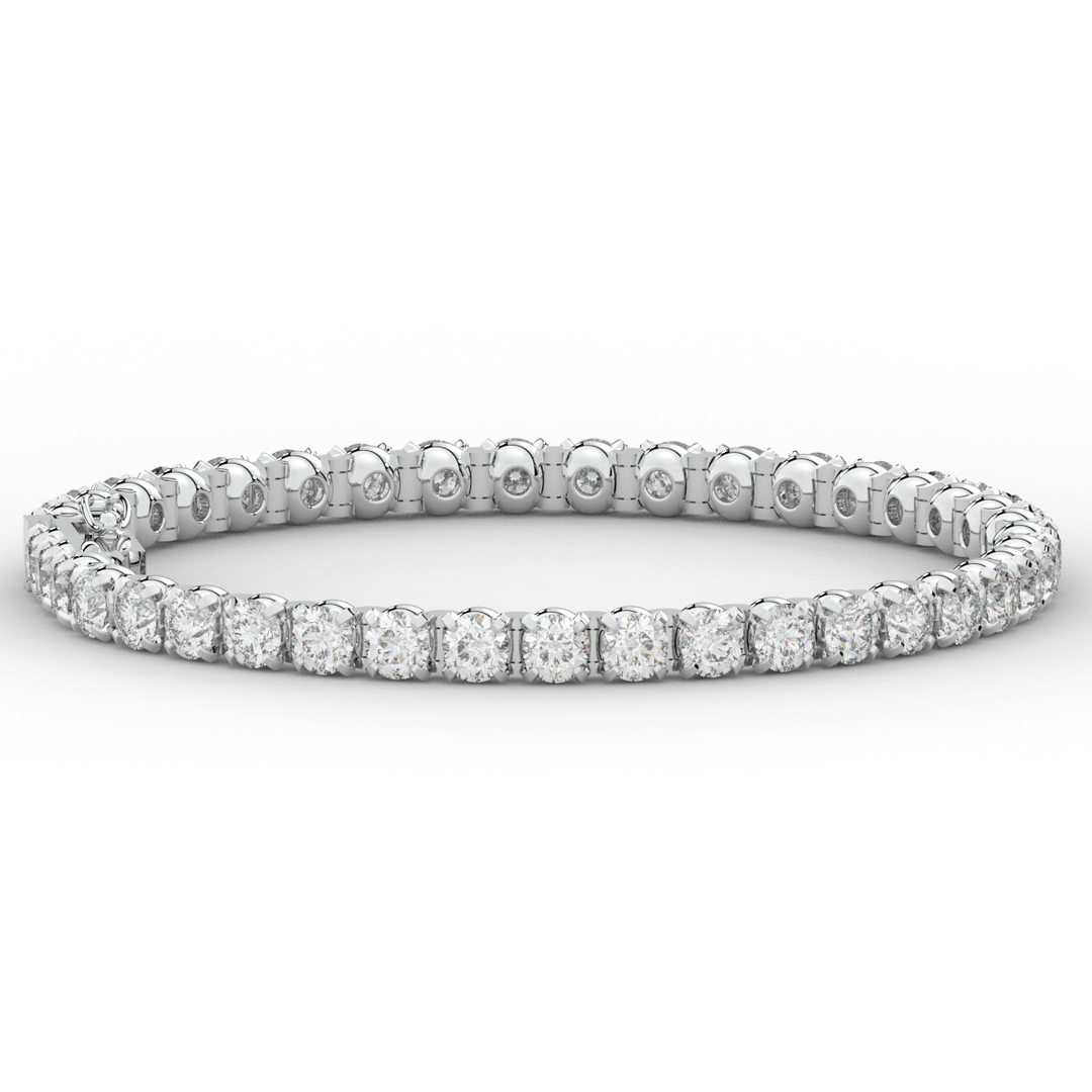 10.50CT.TW ROUND LAB DIAMOND TENNIS BRACELET - Nazarelle