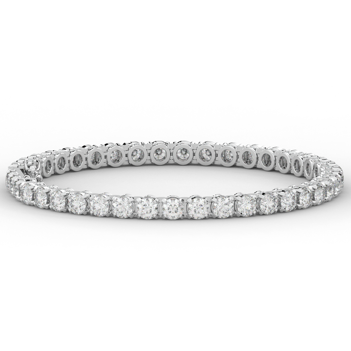 10.50CT.TW ROUND LAB DIAMOND TENNIS BRACELET - Nazarelle