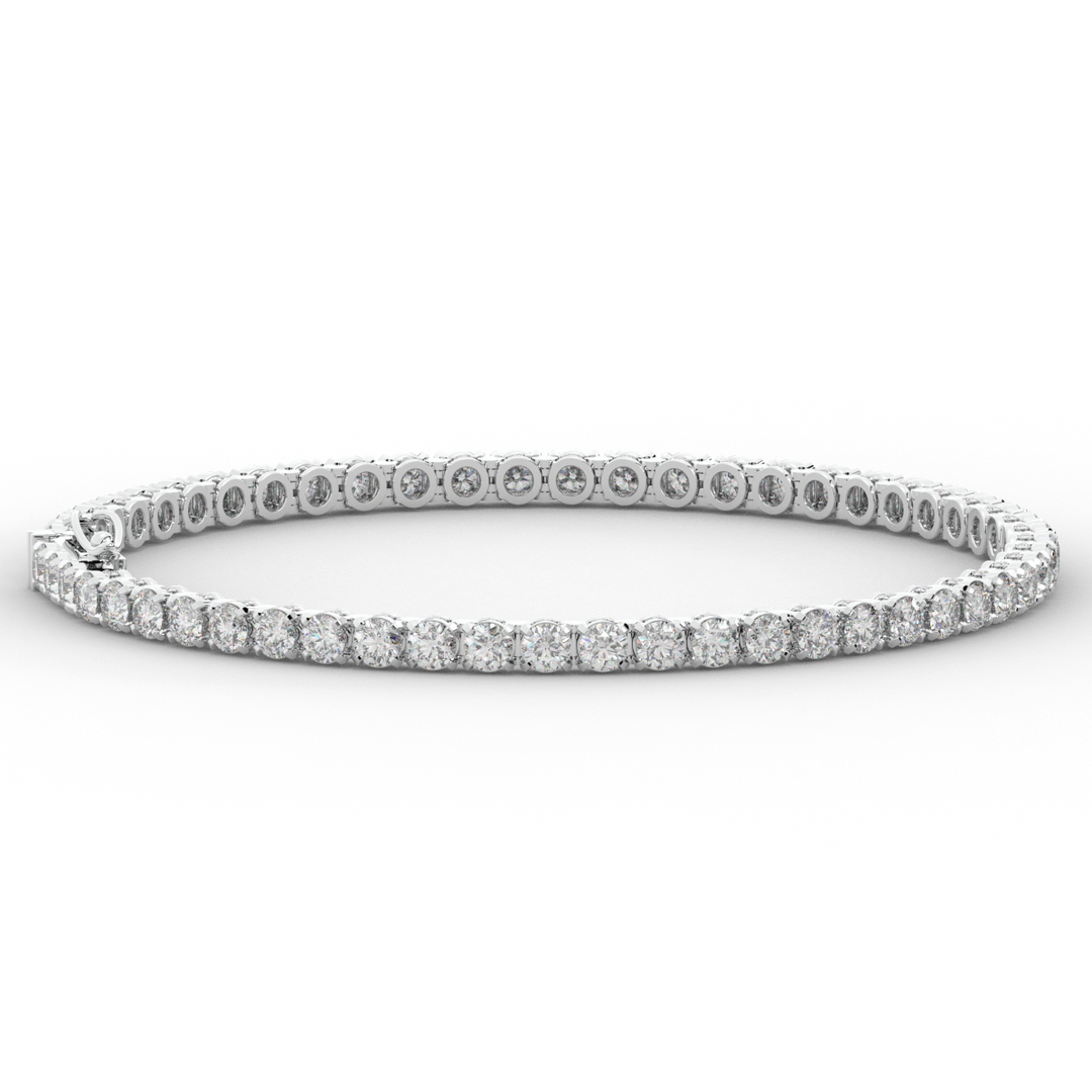 5.75CT.TW ROUND LAB DIAMOND TENNIS BRACELET - Nazarelle