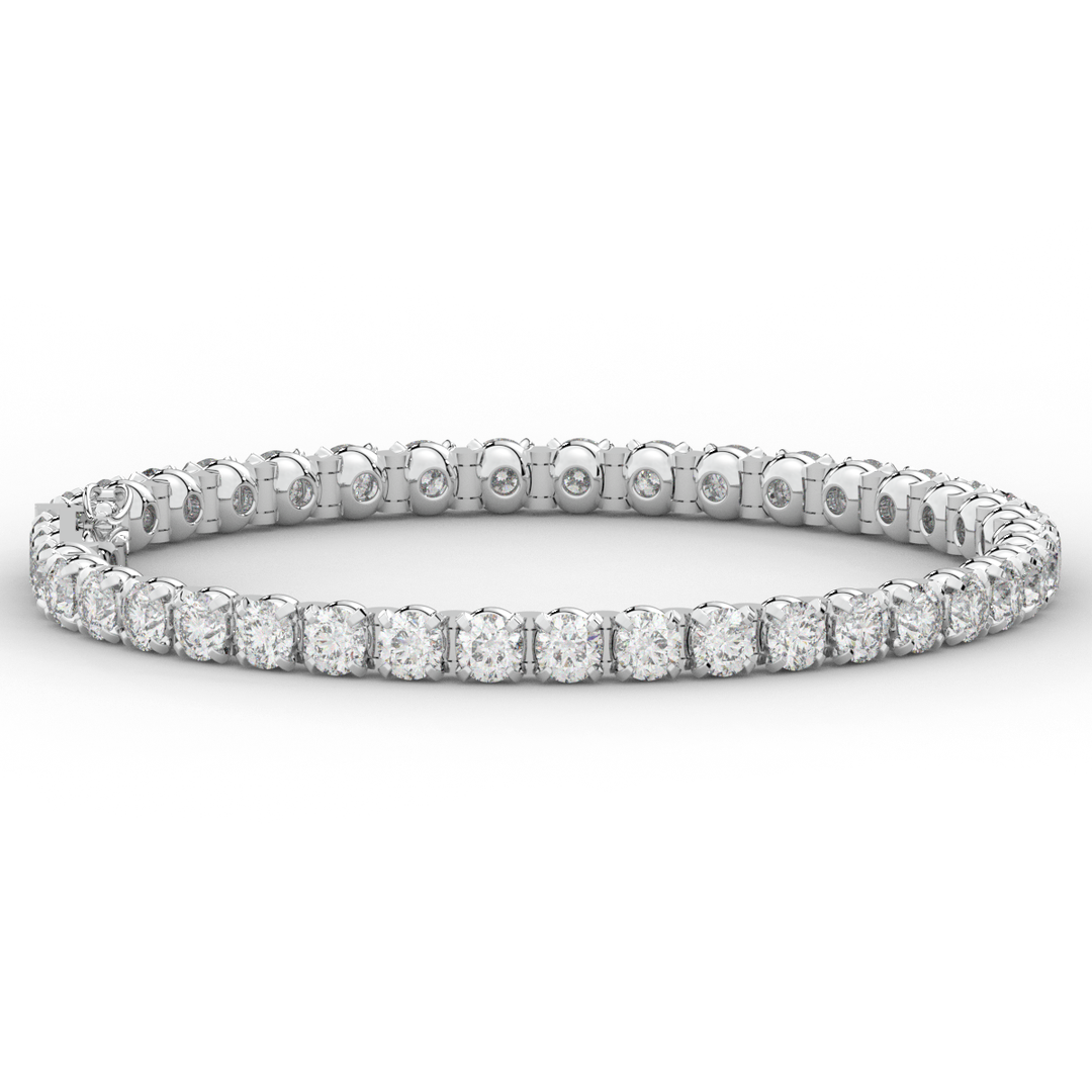 10.50CT.TW ROUND LAB DIAMOND TENNIS BRACELET - Nazarelle