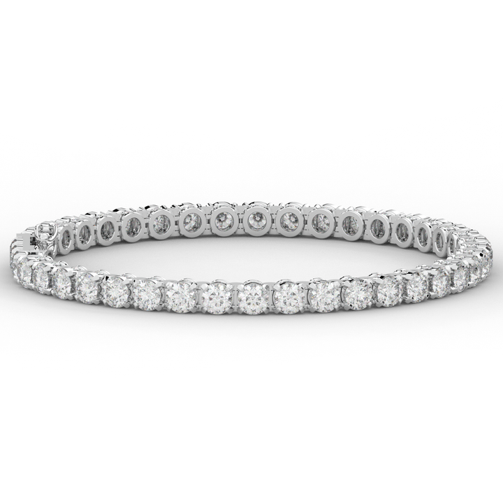 10.50CT.TW ROUND LAB DIAMOND TENNIS BRACELET - Nazarelle