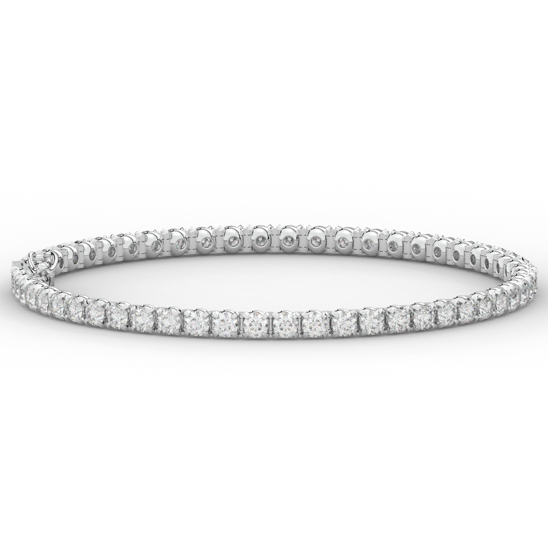 5.30CT.TW ROUND LAB DIAMOND TENNIS BRACELET - Nazarelle