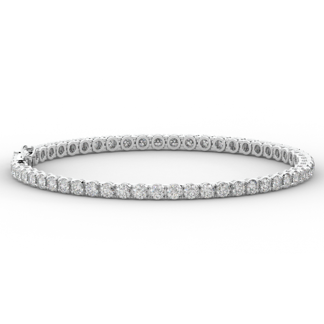 5.75CT.TW ROUND LAB DIAMOND TENNIS BRACELET - Nazarelle